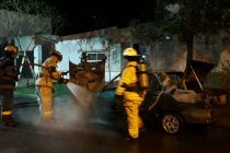 INCENDIO TOTAL DE UN AUTOMÓVIL