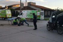 ACCIDENTE DE MOTOCICLISTA EN PLENO CENTRO