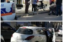 CHOQUE ENTRE UN AUTO Y UNA MOTO