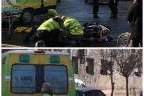 CHOQUE ENTRE UNA MOTO Y UN AUTOMÓVIL