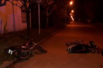 COLISIÓN ENTRE MOTOS, TRES PERSONAS HERIDAS