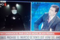 MÓVIL DE AMÉRICA 24 NO PUDO INGRESAR A LOBOS PORQUE PROVENÍA DEL AMBA