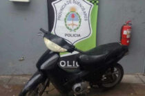 HALLAN UNA MOTO CON PEDIDO DE SECUESTRO