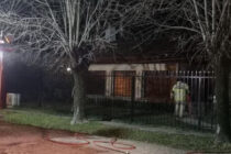 LOS BOMBEROS ACUDIERON A UN INCENDIO EN EMPALME