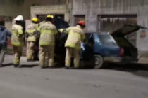 APARENTE INCENDIO INTENCIONAL DE UN AUTO