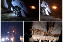 ROCE ENTRE CAMIÓN Y AUTO EN RUTA 205