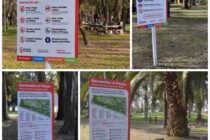COLOCARON NUEVOS CARTELES INFORMATIVOS EL PARQUE MUNICIPAL