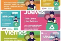 EL MUNICIPIO INFORMA: SACÁ LOS RESIDUOS SEGÚN EL BARRIO DONDE VIVÍS