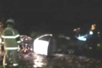 SE INCENDIÓ UN AUTO EN EMPALME LOBOS