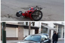 NUEVO ACCIDENTE ENTRE AUTO Y MOTO