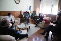 EL INTENDENTE ING. JORGE ETCHEVERRY RECIBIÓ A FUNCIONARIOS DE LA ZONA SANITARIA X