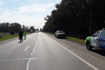 CAMIONETA ATROPELLA A CICLISTA EN LA RUTA 205