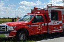 SOLICITARON A LOS BOMBEROS POR UNA PÉRDIDA DE GAS EN EMPALME LOBOS