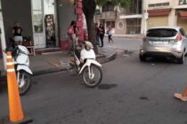 ACCIDENTE EN PLENO CENTRO DE LA CIUDAD