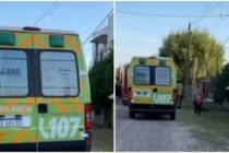 BOMBEROS Y EL SAME ACUDIERON A RESCATAR A UN MENOR QUE ESTABA ATRAPADO EN UNA REJA