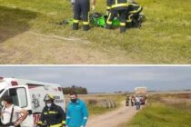 MOTOCICLISTA LOBENSE SUFRE UN ACCIDENTE EN ROQUE PÉREZ