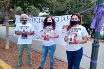 PADRES DE GUADALUPE ESEIZA ENTREGARON VOLANTES A 14 MESES DEL FEMICIDIO