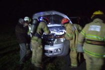 EN LA RUTA 205 PRINCIPIO DE INCENDIO EN UNA CAMIONETA