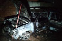 INCENDIO DE UNA CAMIONETA EN LA MADRUGADA