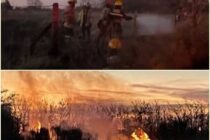 INCENDIO RURAL EN EL PARAJE LA PORTEÑA