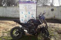 LA POLICÍA SECUESTRÓ UNA MOTO CON LA NUMERACIÓN ADULTERADA