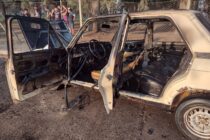 INCENDIO DE UN AUTO, DESTRUCCION TOTAL