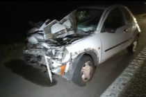 UN HOMBRE CON POLITRAUMATISMOS TRAS CHOCAR CON SU AUTO A UN CAMION