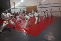 EXAMEN DE LOS ALUMNOS DE KARATE QUE DIRIGE JOSE FALCETELLI