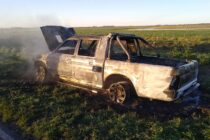 INCENDIO DE UNA CAMIONETA, SIN LESIONADOS