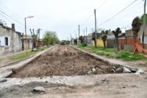 SORPRESA EN LA OBRA DE REPAVIMENTACION DE LA BELGRANO