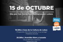 ACTOS DEL DIA DE LOS DERECHOS HUMANOS EN LOBOS, EL VIERNES 15