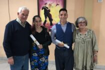 LOS JUBILADOS FERROVIARIOS RECONOCIERON A FATIMA CARACOCH Y ALEJANDRO GONZALEZ