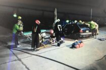 BOMBEROS: ACCIDENTE EN LA YRIGOYEN Y PASTIZALES EN EMPALME