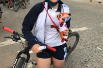 RECIBIERON EN LA PLAZA A VALENTINA LUNA TRAS SU DESTACADA ACTUACION EN CALI