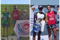 BRILLARON ARIJO Y VOGEL, DE RIVADAVIA NATACION, EN PRUEBAS DE AGUAS ABIERTAS