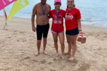 TIARA VIDELA, DE RIVADAVIA NATACION, GANO AGUAS ABIERTAS EN MAR DEL PLATA