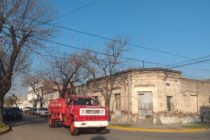 INCENDIO EN EL TABLERO DE UN COMERCIO