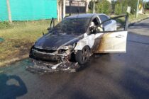 INCENDIO DE UN AUTO EN CALLE CARDONER AL 2.500