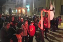 EL PROGRAMA DE SEMANA SANTA RECUPERO EL VIA CRUCIS PROCESIONAL