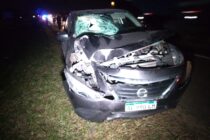 ACCIDENTE FATAL EN LA 205: UN AUTO EMBISTIO A UN HOMBRE QUE CAMINABA POR LA RUTA