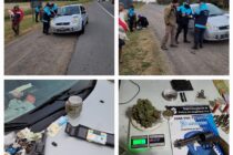 MEGA OPERATIVO EN LA RUTA 205, SECUESTRARON VARIOS VEHICULOS