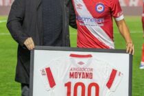 FRANCO MOYANO, 100 PARTIDOS EN ARGENTINOS JUNIORS