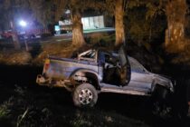 CHOQUE EN LA 205 CON UN LESIONADO. UN CAMION PERDIO PARTE DE SU CARGA EN LA RUTA 41