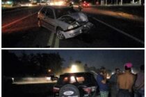 DOS LESIONADOS TRAS IMPACTO DE UN VEHICULO CONTRA OTRO EN LA 205