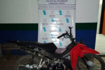 LA POLICIA RECUPERO UNA MOTO ROBADA: DOS IMPUTADOS