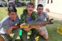 LEONARDO RICCIARDI, DE LOBOS, FUE SEGUNDO EN CONCURSO A LA CARPA DE MAYOR PESO EN TAPALQUE
