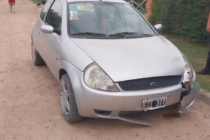 EN EMPALME, DESPISTE DE UN AUTO, CHOQUE CONTRA UNA COLUMNA DE ALUMBRADO