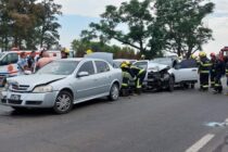 TRES AUTOS INVOLUCRADOS EN UN ACCIDENTE EN LA 205, SIN LESIONES GRAVES