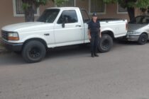 LA POLICIA DE EMPALME ENCONTRO EN CAÑUELAS UNA CAMIONETA ROBADA ESTA MADRUGADA