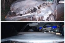 CHOCARON DE FRENTE DOS AUTOS EN LA RUTA 41, CUATRO LOBENSES LESIONADOS